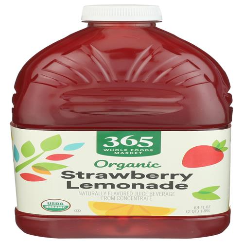 Whole Foods Market Organic Strawberry Lemonade, 64 Fz