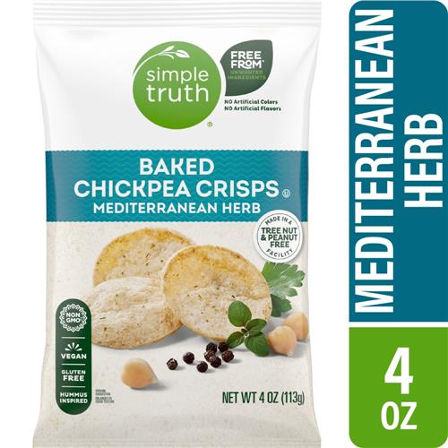 Simple Truth Mediterranean Herb Baked Chickpea Crisps 4 oz