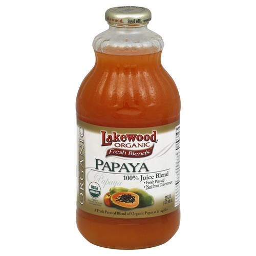 Lakewood Organic Fresh Blends Papaya (1 X 32 Fl Oz)