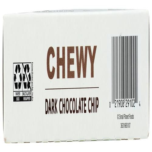 Cascadian Farm Organic Chewy Dark Chocolate Chip Granola Bars, 6 Ct, 1.2 Oz Each