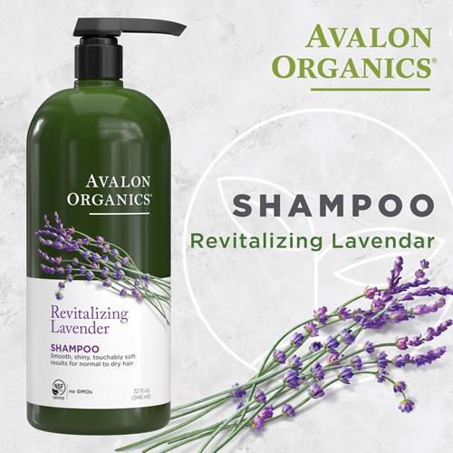 Avalon Organics Revitalizing Lavender Shampoo, 32 Oz