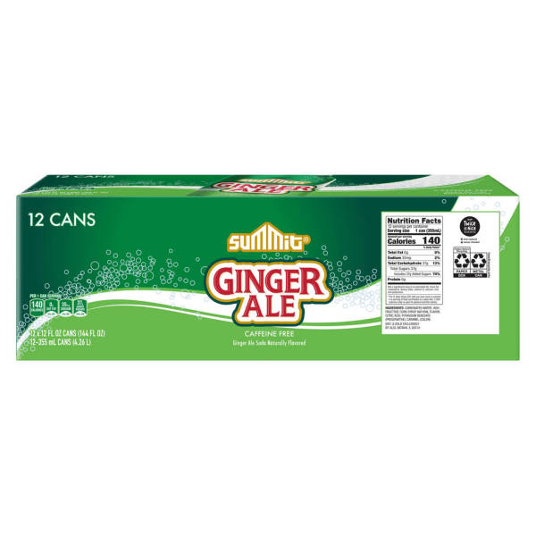 Summit 12 Pack, 12 fl oz Ginger Ale