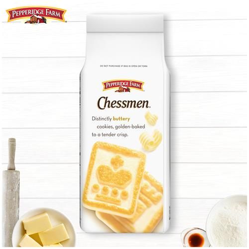 Pepperidge Farm Chessmen Butter Cookies, 7.25 Oz. Bag (Packaging May Vary)