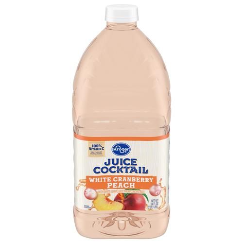 Kroger White Cranberry Peach Juice Cocktail 64 fl oz