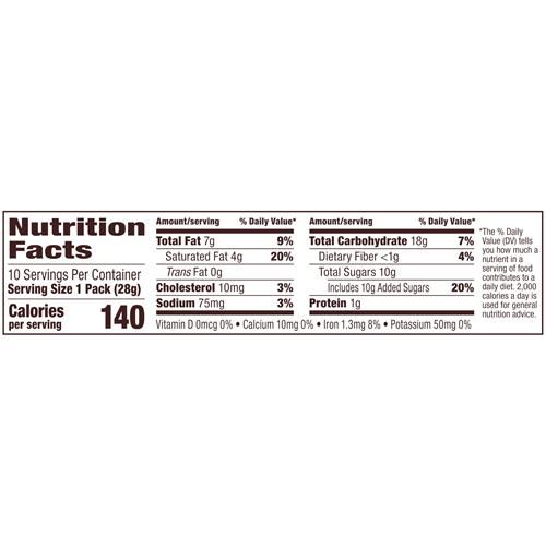Pepperidge Farm Nantucket Mini Dark Chocolate Chip Cookies, 1 Oz Snack Packs, 10 Pk