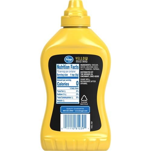 Kroger Yellow Mustard 14 oz