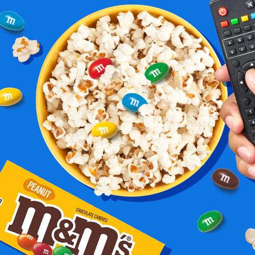 M&Ms Peanut Chocolate Candy Movie Theater Box 3.1-Ounce Box