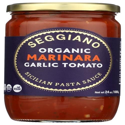 Seggiano Organic Garlic Marinara Pasta Sauce, 24 Oz