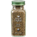 Simply Organic Ground Black Pepper, 2.31-Ounce Jar, Medium Ground Pepper, Certified Organic, Kosher, Potent Pepper Taste