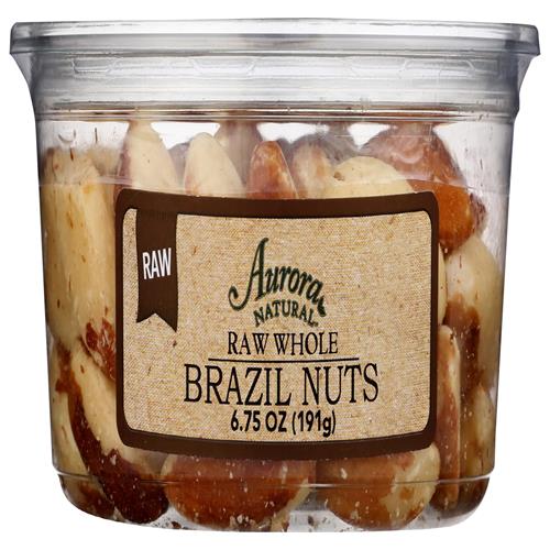 Aurora Products Raw Whole Brazil Nuts, 6.75 Oz