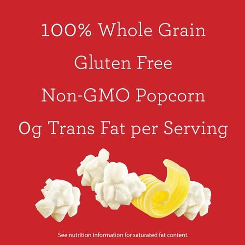 Orville Redenbachers Skinnygirl Microwave Popcorn Mini Bags, Butter & Sea Salt Flavor, 1.5 Oz., 10-Count