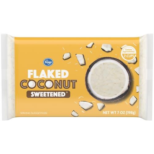Kroger Sweetened Flaked Coconut 7 oz