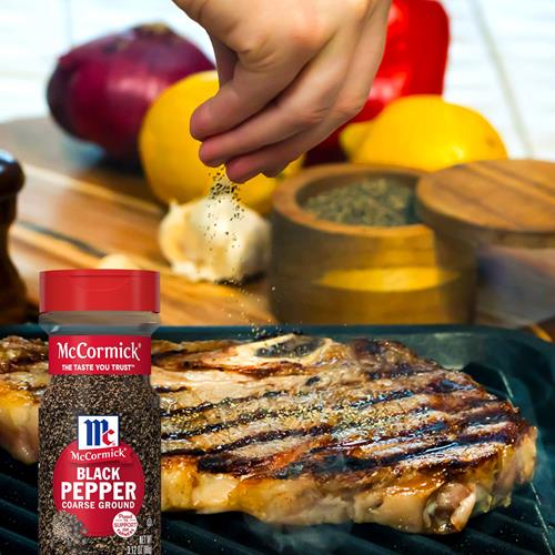 Mccormick Coarse Ground Black Pepper, 3.12 Oz