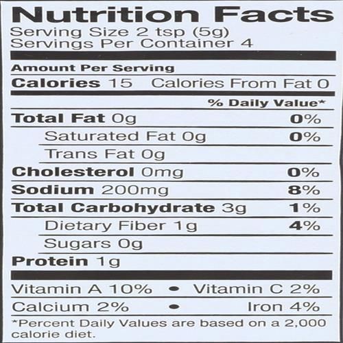 Simply Organic Garlic & Herb Vegetable Seasoning Mix, Certified Organic, Vegan | 0.71 Oz