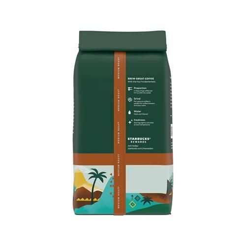 Starbucks Ground Coffee, Medium Roast Coffee, Colombia, 100% Arabica, 1 Bag (12 Oz)