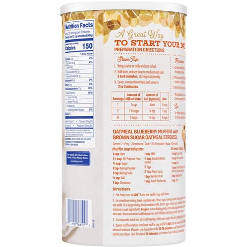 Kroger Old Fashioned Oats 42 oz