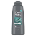 Dove Men + Care Men 2 In 1 Shampoo And Conditioner Eucalyptus + Birch For Healthy-Looking Hair Naturally Derived Plant Based Cleansers 20.4 Oz