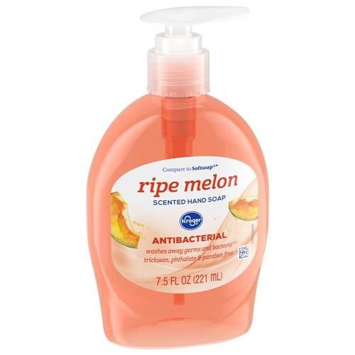 Kroger Ripe Melon Scent Antibacterial Liquid Hand Soap 7.5 fl oz