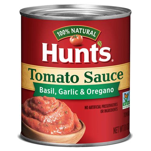 Hunts Tomato Sauce With Basil, Garlic, And Oregano, Keto Friendly, 8 Oz