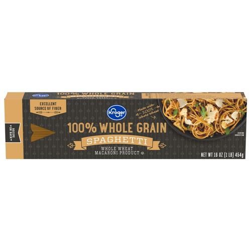 Kroger 100% Whole Grain Spaghetti 16 oz