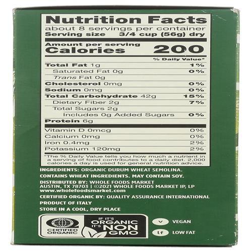 Whole Foods Market, Organic Casarecce, 16 Oz