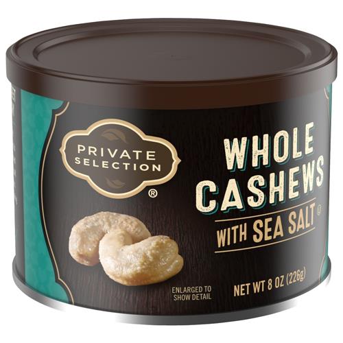Private Selection Whole Sea Salted Cashews 8 oz