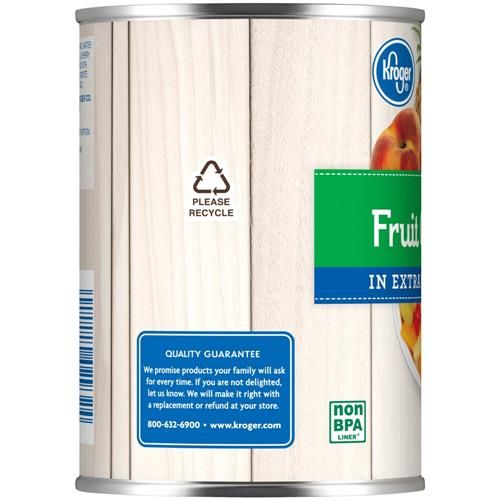 Kroger Canned Fruit Cocktail in Extra Light Syrup 15 oz