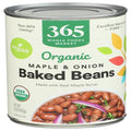 Whole Foods Market, Organic Baked Beans, Maple With Onion, 15 Ounce
