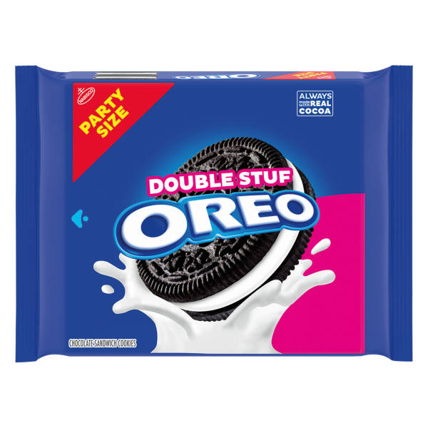 Nabisco Party Size Double Stuf Oreo Sandwich Cookies, 24.95 oz