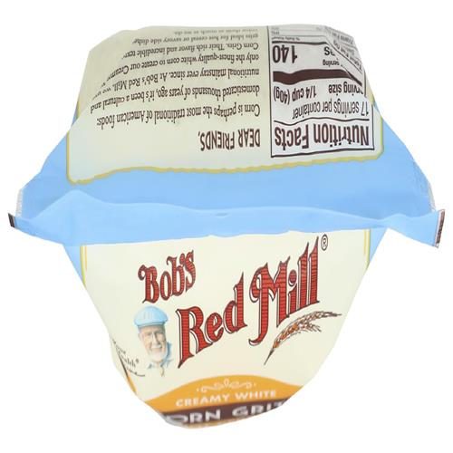 Bobs Red Mill White Corn Grits, 24Oz (Pack Of 1) - Vegan, Kosher