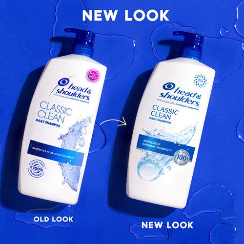 Head And Shoulders Dandruff Shampoo, Anti-Dandruff Treatment, Classic Clean For Daily Use, Paraben Free, 28.2 Oz