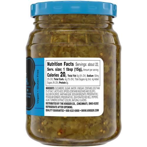 Kroger Sweet Pickle Relish 10 fl oz