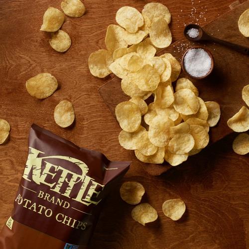 Kettle Brand Foods Sea Salt Potato Chips, 13 Oz Party Size