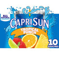 Capri Sun Tropical Punch Flavored With Other Natural Flavor Juice Drink Blend, 10 Ct Box, 6 Fl Oz Pouches