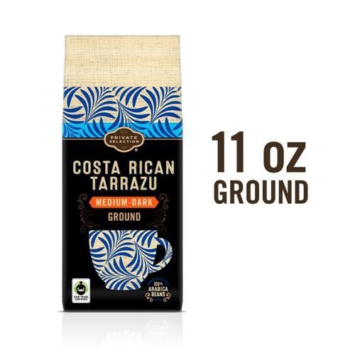 Private Selection Costa Rican Tarrazu Medium-Dark Roast Ground Coffee 11 oz