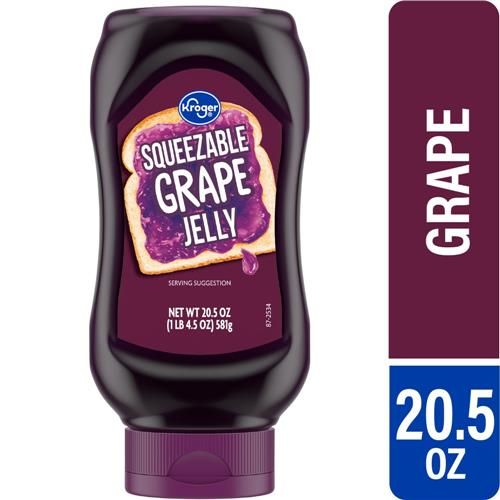 Kroger Grape Jelly Squeezable 20.5 oz