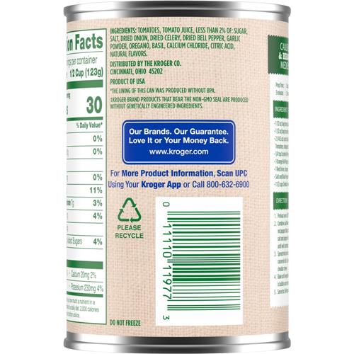 Kroger Italian Style Stewed Tomatoes 14.5 oz
