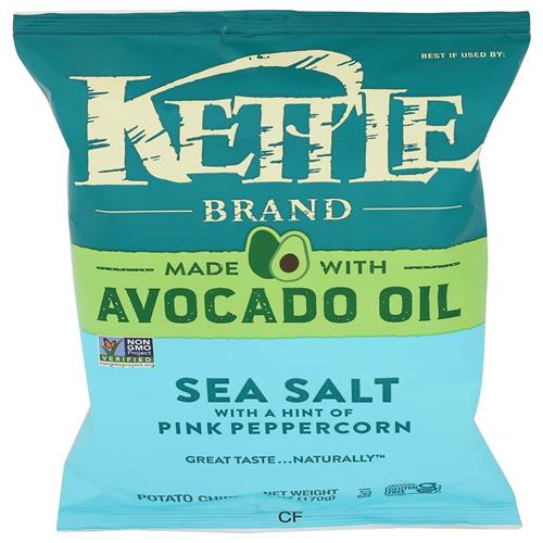 Kettle Foods Peppercorn Sea Salt Potato Chips, 6 Oz
