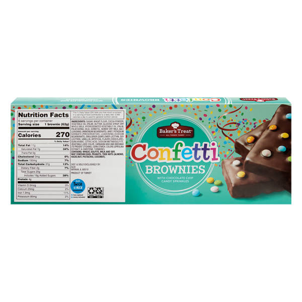 Baker's Treat Confetti  Brownies, 13.12 oz