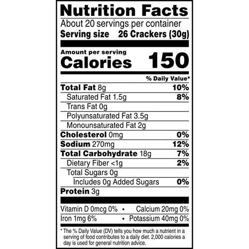 Cheez-It Cheese Crackers, Baked Snack Crackers, Lunch Snacks, Family Size, Extra Cheesy, 21Oz Box (1 Box)