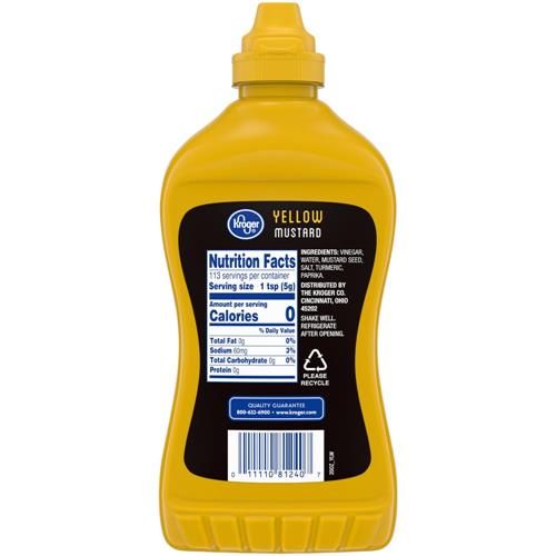 Kroger Yellow Mustard 20 oz