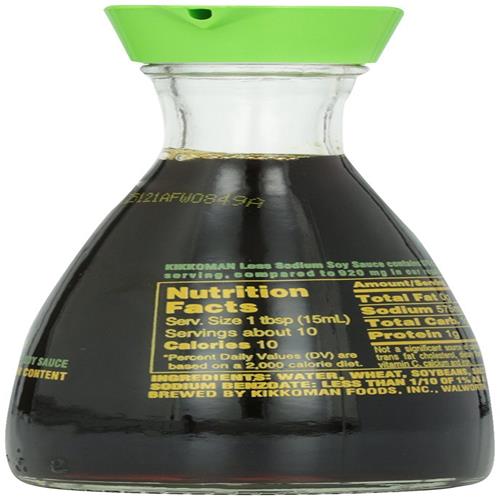 Kikkoman Lite Soy Sauce, Cruet, 5 Oz
