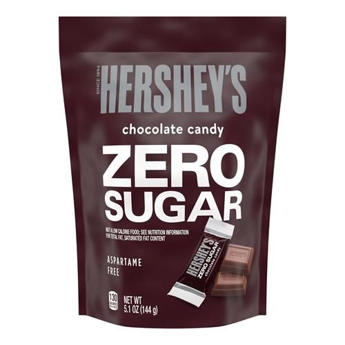 Hersheys Zero Sugar Chocolate Candy Bag, 5.1 Oz