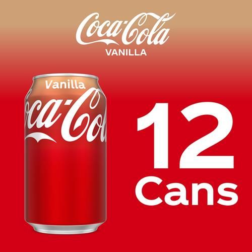 Coca-Cola Vanilla, 12 Fl Oz, 12 Pack