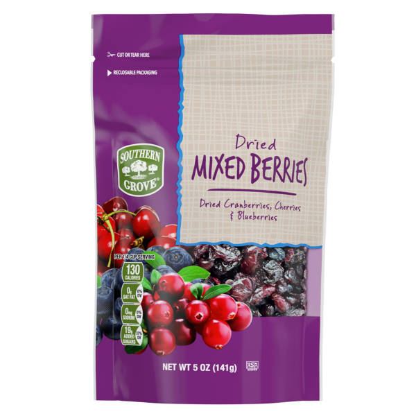 Southern Grove Dried  Mixed Berries, 5 oz