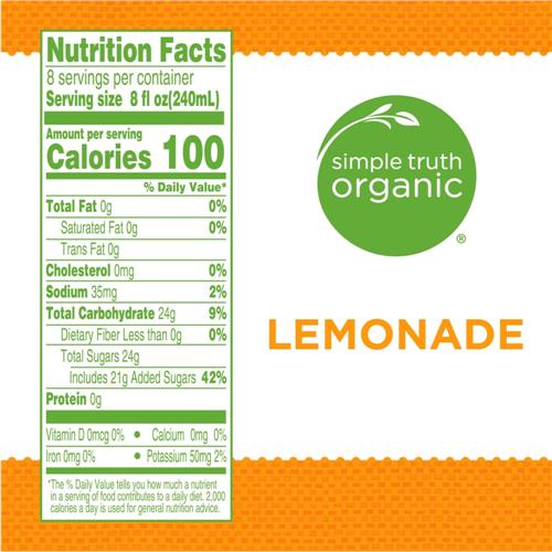 Simple Truth Organic Lemonade 64 fl oz