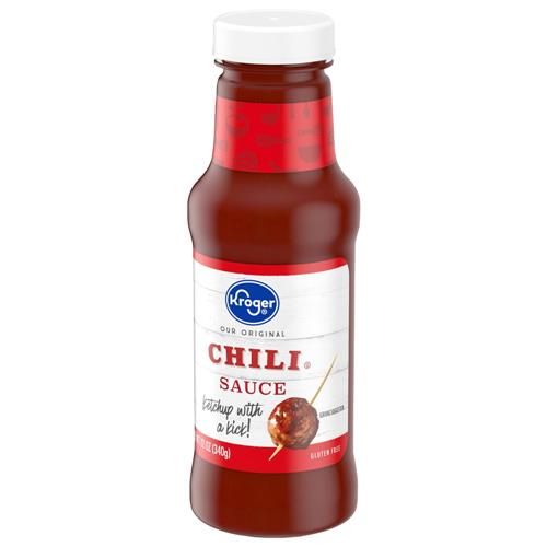 Kroger Chili Sauce Bottle 12 oz