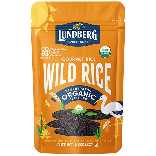 Lundberg Wild Rice, Regenerative Organic Certified –?100% Natural California Cultivated Wild Black Rice, 8 Oz