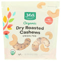 Whole Foods Market Organic Dry Roasted & Unsalted Cashews, 10 Oz