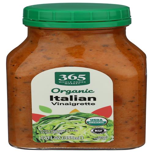 Whole Foods Market Organic Italian Vinaigrette, 12 Fl Oz